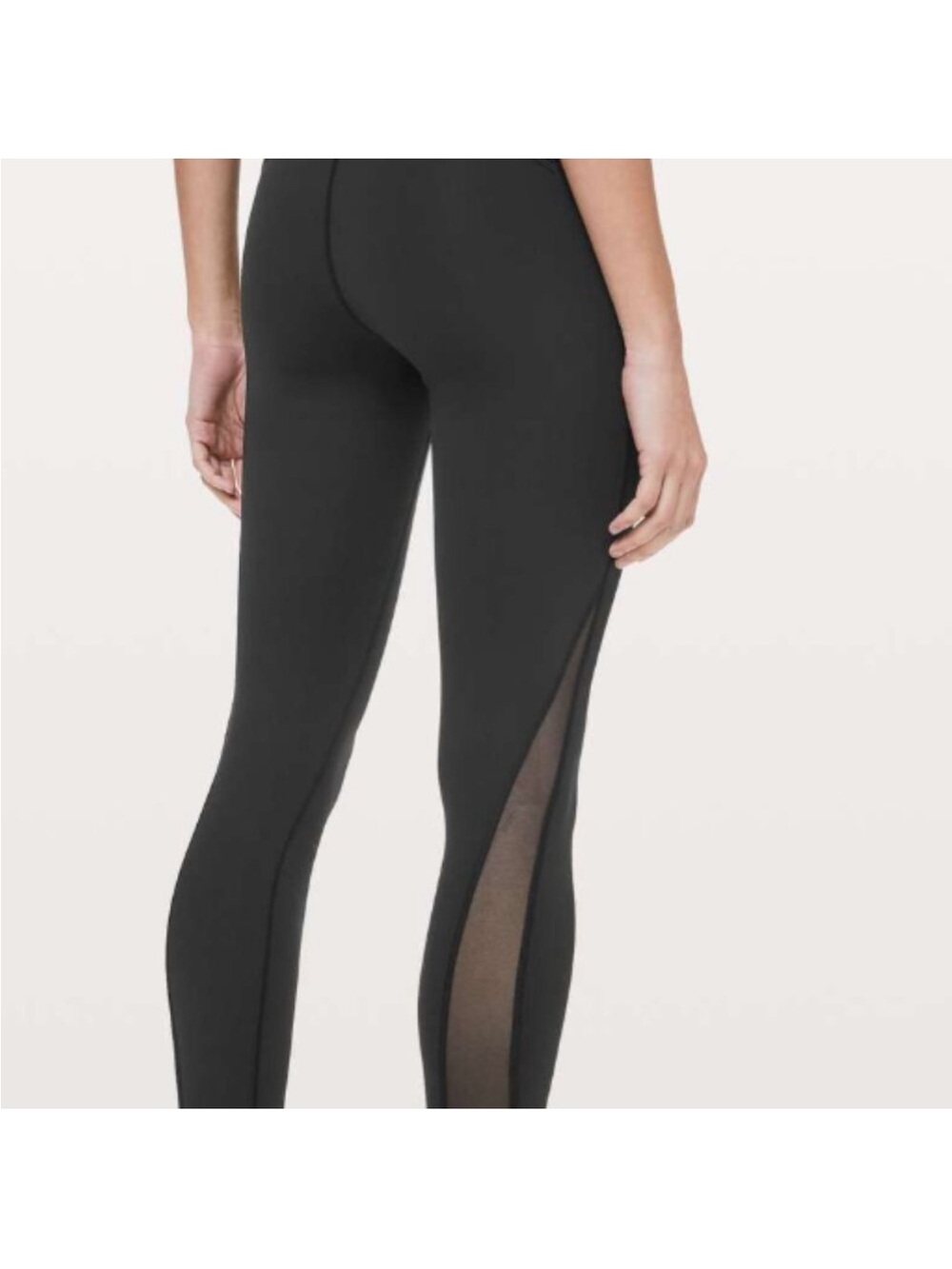 lululemon athletica Black Performance Leggings with Interior Care Tag